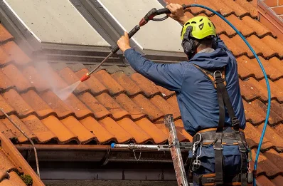 Démoussage et hydrofuge de toiture à Unieux